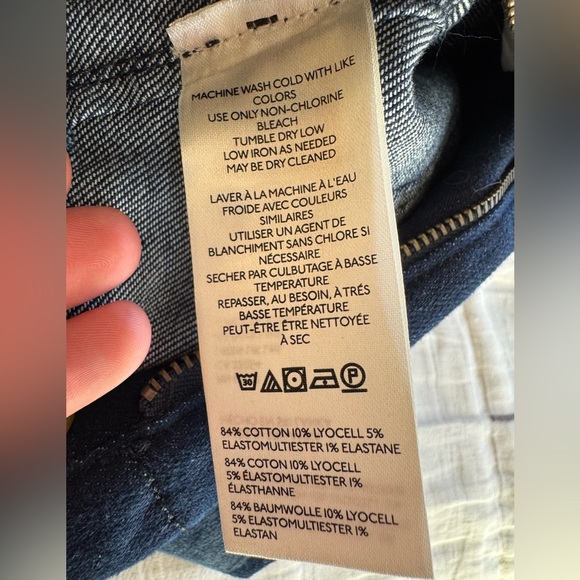 Maeve The Colette Cropped Wide-Leg Jeans Indigo Floral 25 - Picture 12 of 16